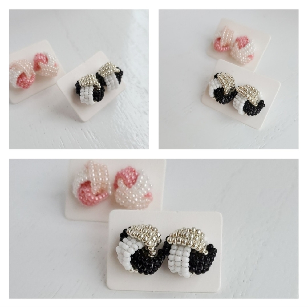 Earrings,Knot Earrings,Handmade Earrings